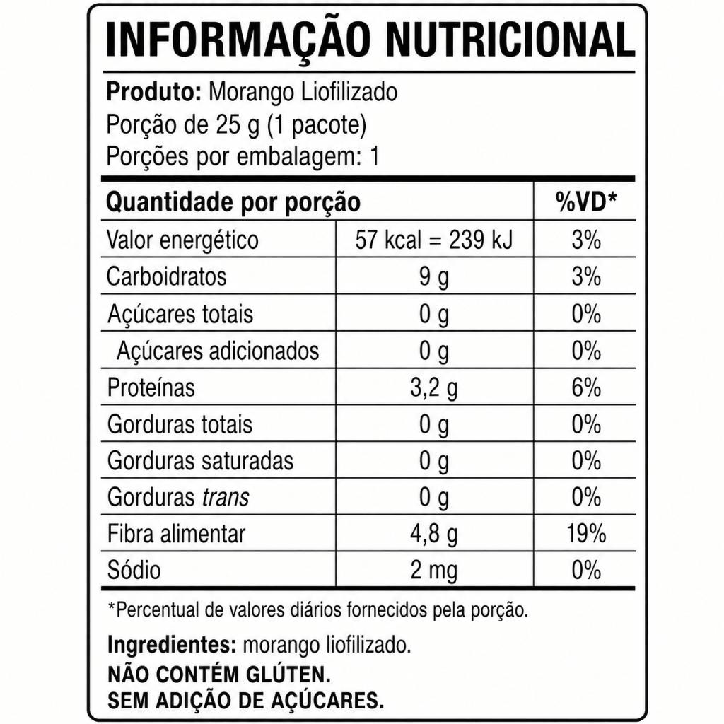 Morango Chips Crocante Natural - Imagem 2