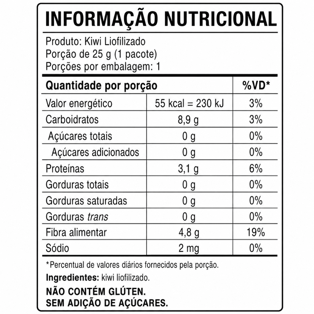 Kiwi + Morango - Liofilizado - Imagem 2
