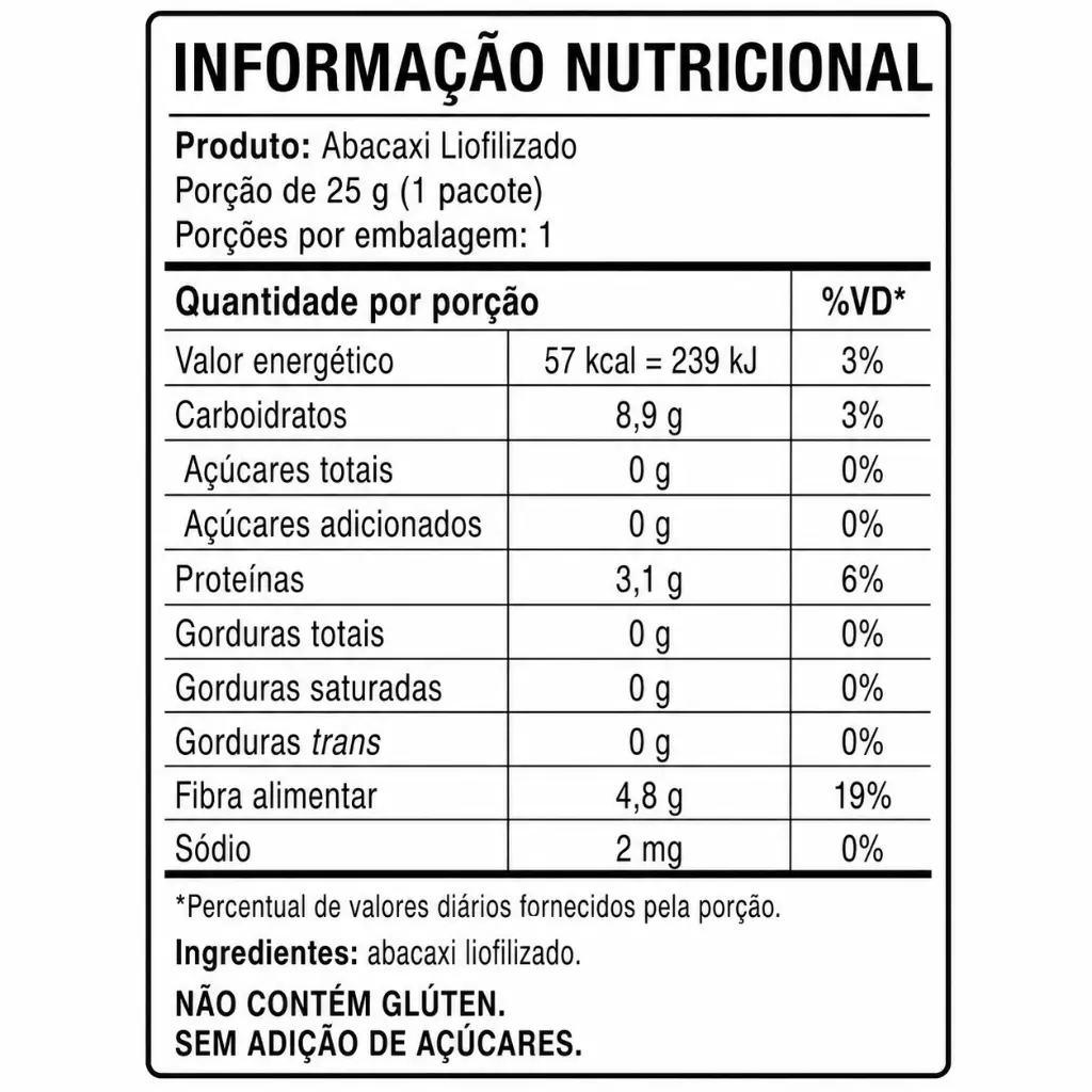 Combo 8 Sabores Liofilizados — 8 Pacotes Individuais - 25g - Imagem 10