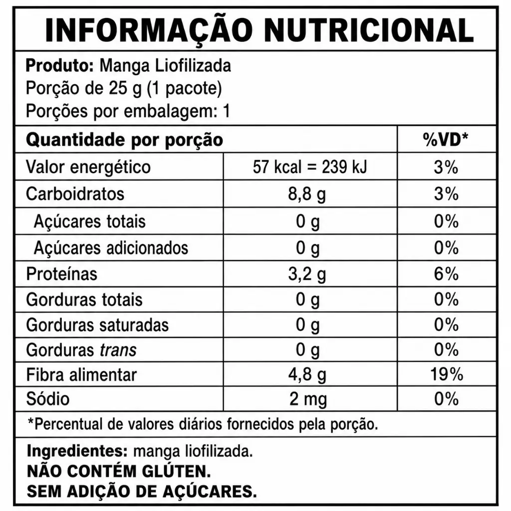 Manga Chips Liofilizado - 100g - Imagem 2