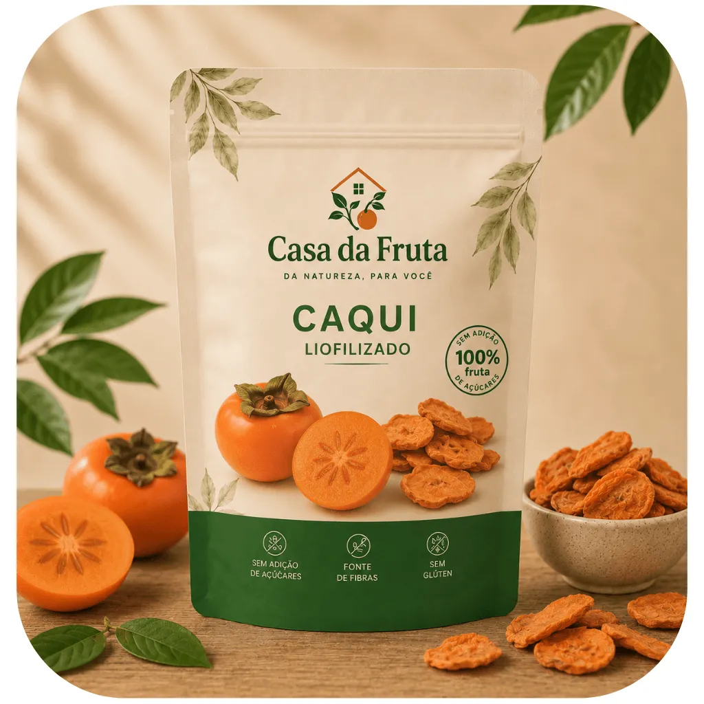 Caqui Chips Crocantes