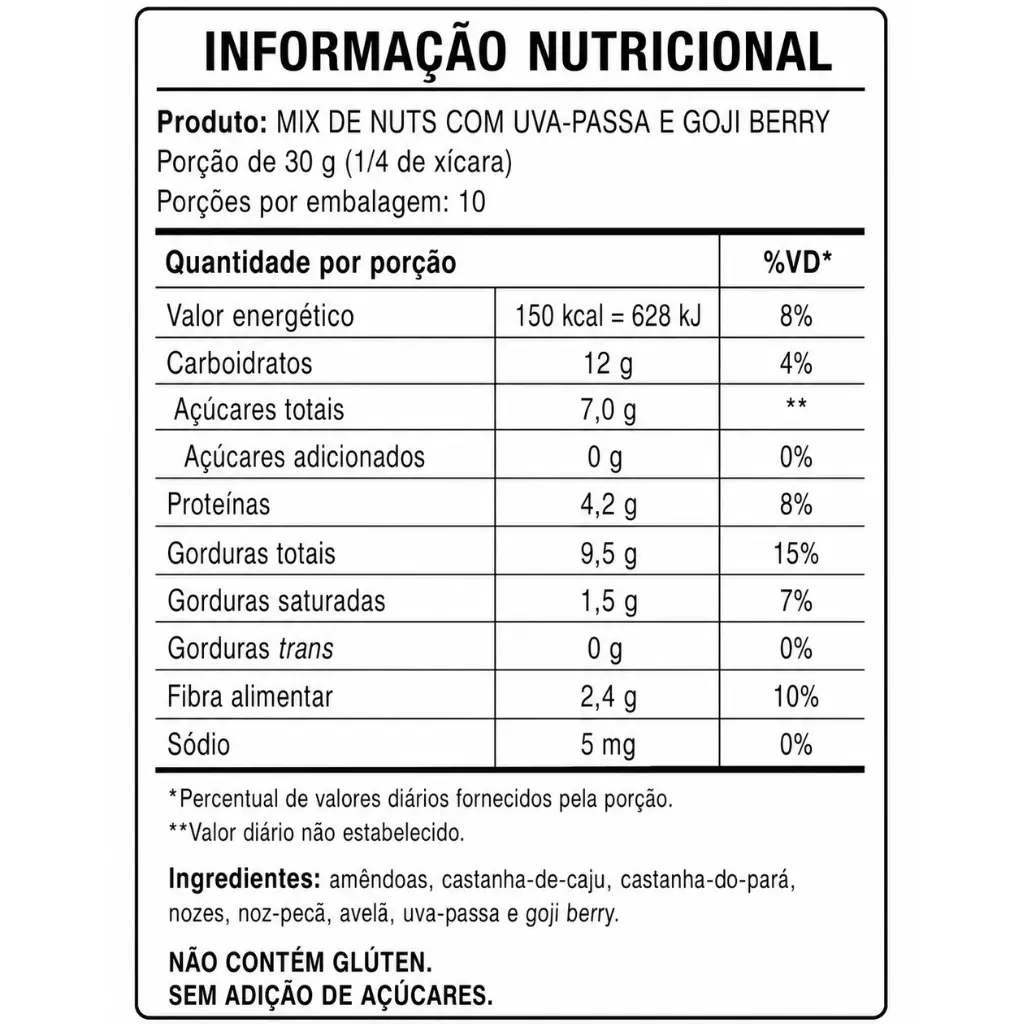 Mix de Nuts Crocantes - 100g - Imagem 2