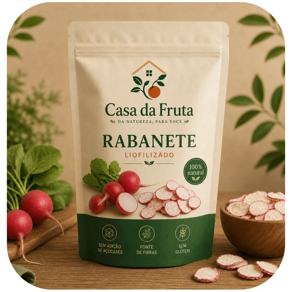 Rabanete Liofilizado
