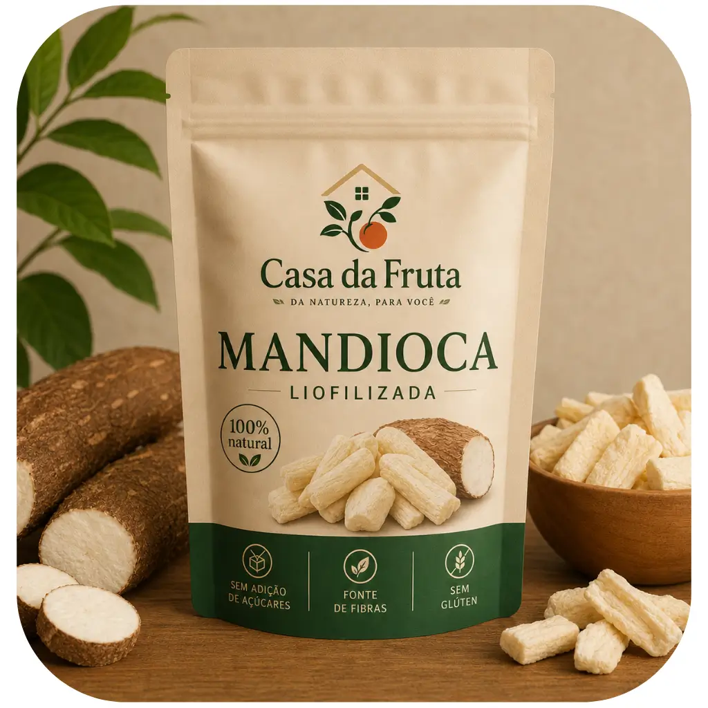 Mandioca Liofilizada Crocante