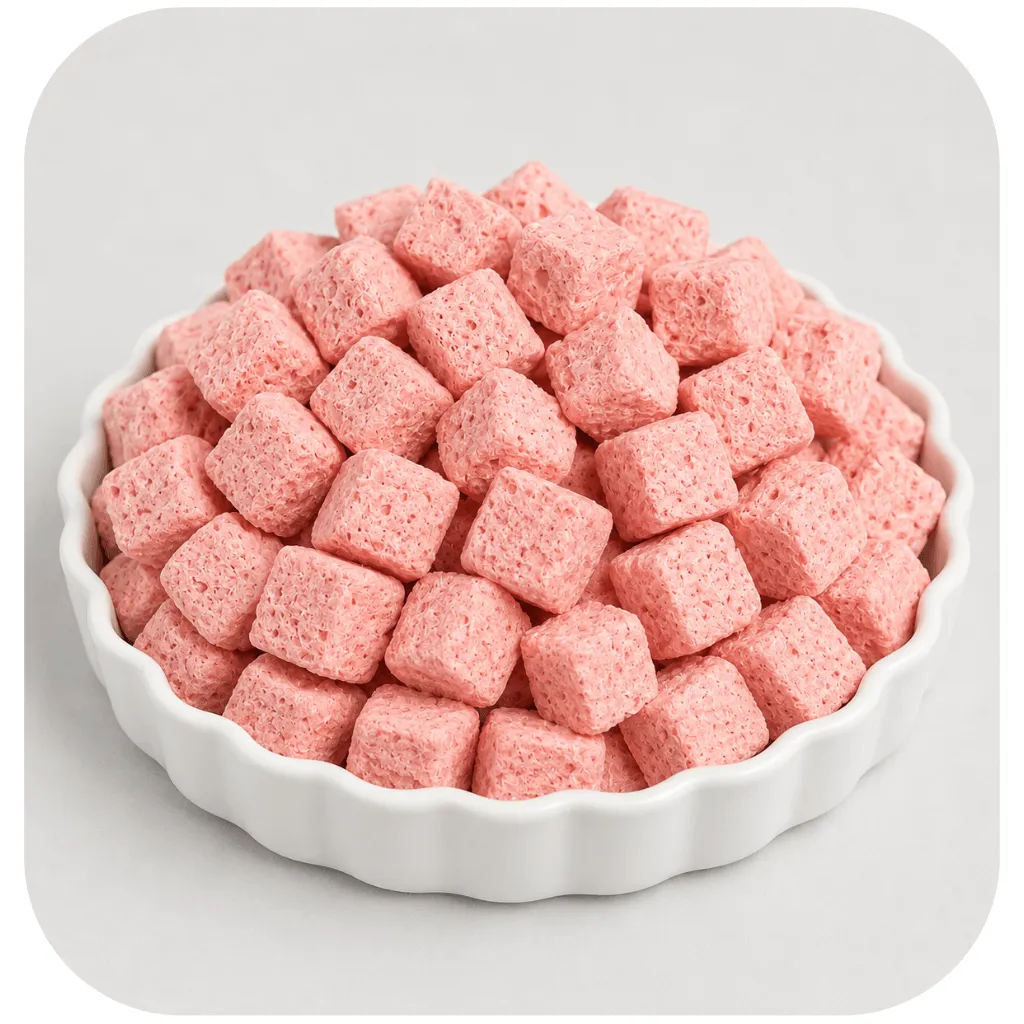Cubos de Iogurte Liofilizados de Morango - Natural · 100g - Imagem 2