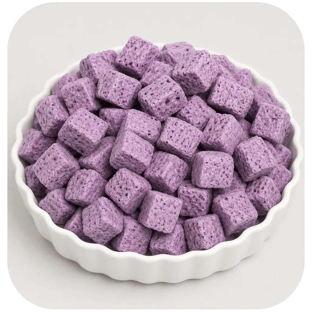 Cubos de Iogurte Liofilizados de Mirtilo - Natural · 100g - Imagem 2