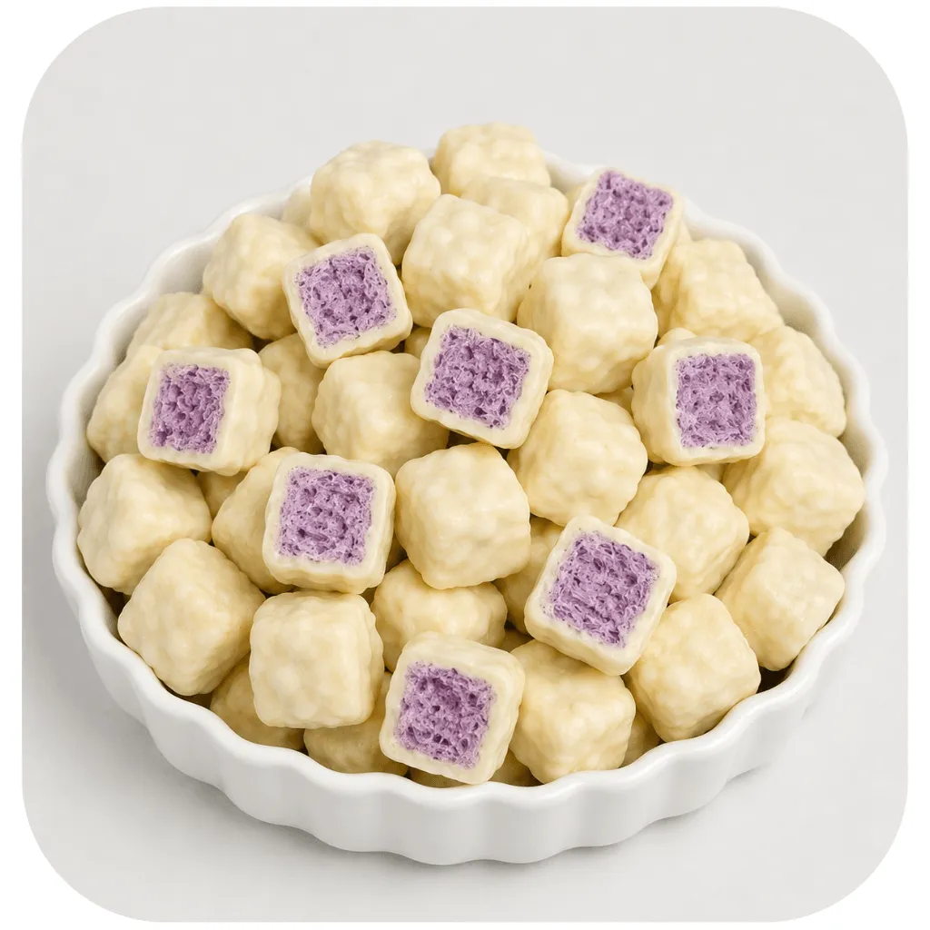 Cubos de Iogurte Liofilizados de Mirtilo - Natural · 100g - Imagem 3