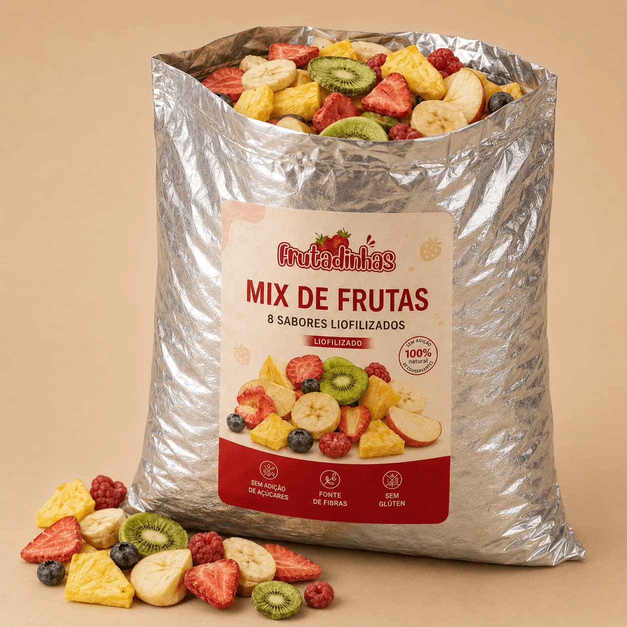 MIX 8 Sabores Liofilizados - Pacote Jumbo
